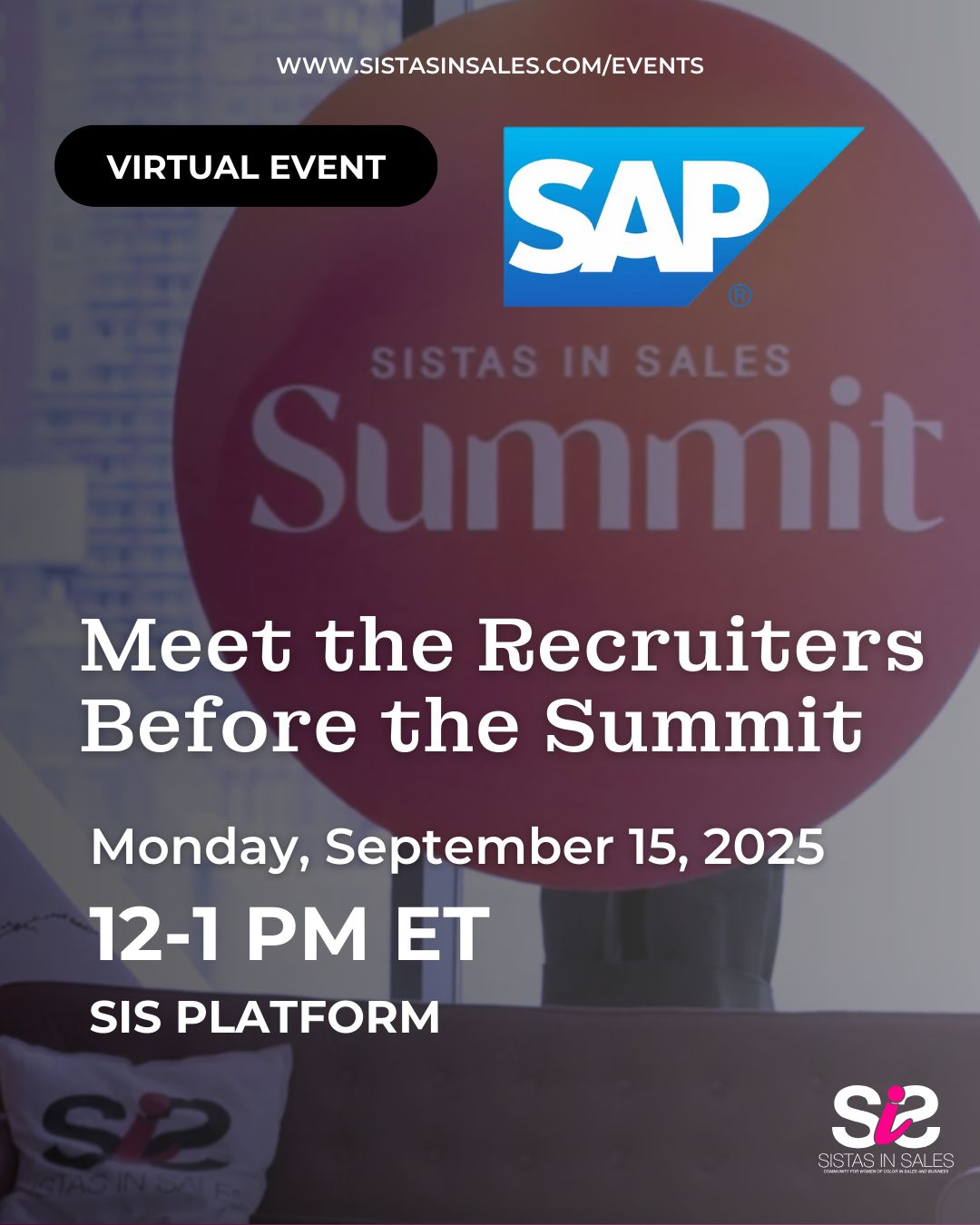 SAP SIS 9.5 Virtual Event – Meet the Recruiters